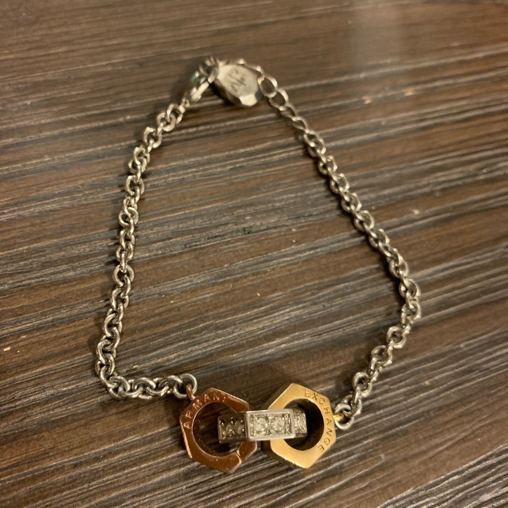 Armani mixed metal bracelet